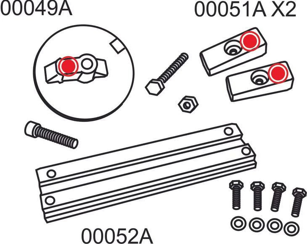 Complete Zinc Anode Kit Fits Mercury Verado 4 And Optimax Outboards USize Military Grade Zinc Kit Replaces 8M010755, CMVERDO4KIT, 95111, 18-6156