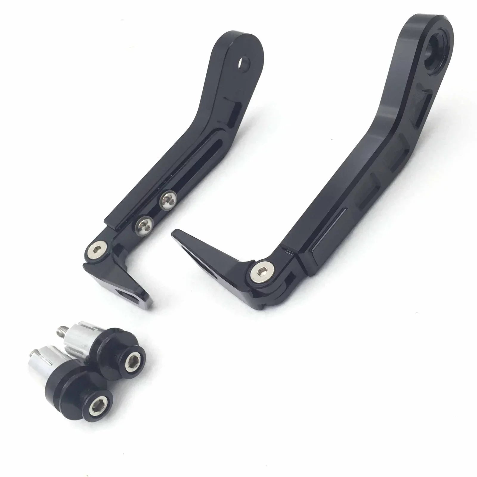 HTT-MOTOR Motorcycle Adjustable Length Angle Black CNC 7/8" (22mm) Protector Proguard Pro Brake Clutch Levers Protect Guard For Sizeuzuki GSizeX GSizeXR Hayabusa RM DR Kawasaki Ninja ZX ZZR KTM SizeXR