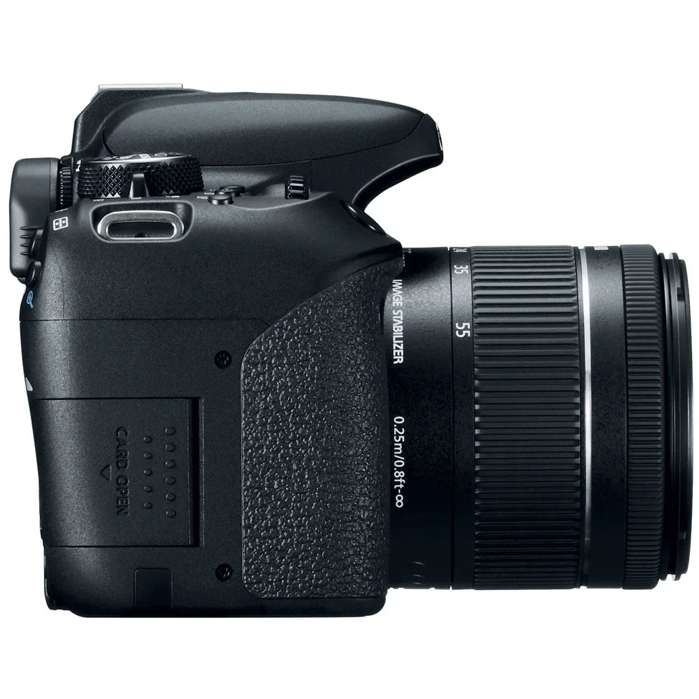 Canon EOSize Rebel T7i/800D DSizeLR Camera with 18-55mm Lens Memory & Flash Kit