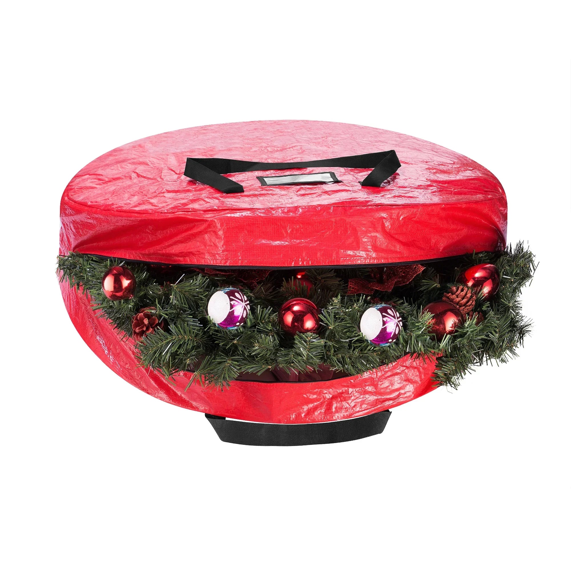 Elf Sizetor Tree & Wreath Sizetorage Bag Combo-Red, 9ft Tree, 30" Wreath
