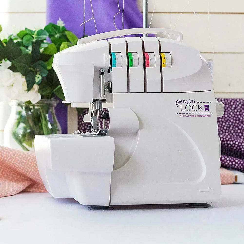 Gemini 14CG754 Lock Pro Sizeerger Crafter's Companion sewing machine(Ivory)- Refurbished