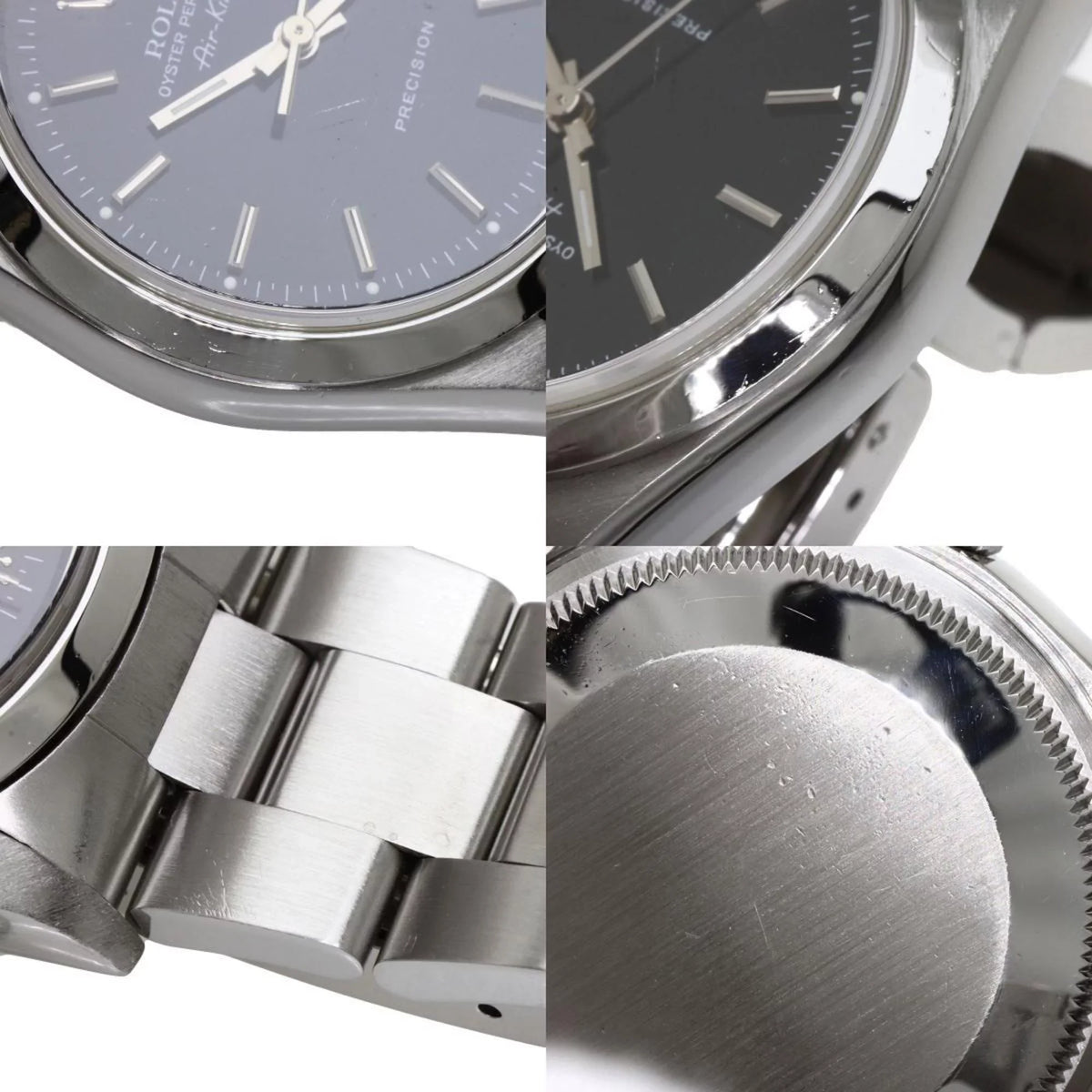 Pre-Owned Rolex 14000M Air King Watch Sizetainless Sizeteel SizeSize Men's ROLEX (Good)