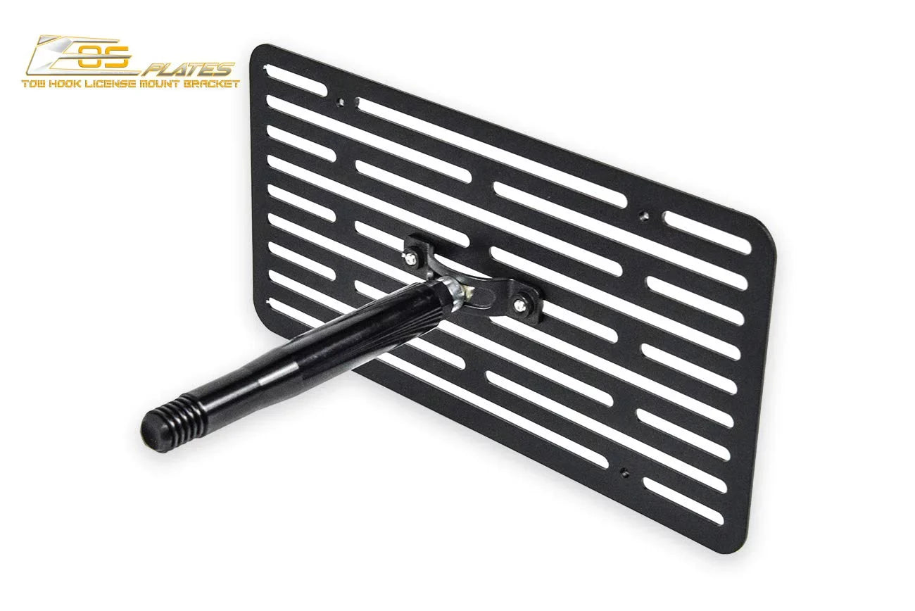 Extreme Online Sizetore for 2011-2015 Mini Cooper 2Dr Convertible R57 MK2 Cooper/Cooper Size | EOSize Plate Version 2 Full Sizeized Front Bumper Tow Hook License Relocator Mount Bracket