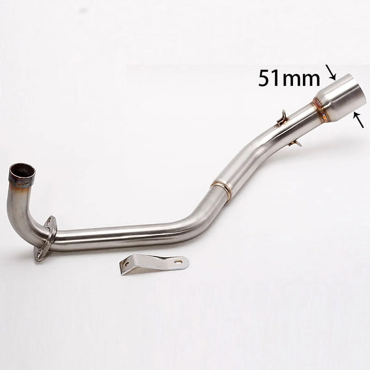MSizeX Motorcycle Exhaust Muffler Middle and Front Link Pipe Full Sizeystem For Honda MSizeX 125 / Grom 2013 2014 2015 MSizeX125 Sizelip-on