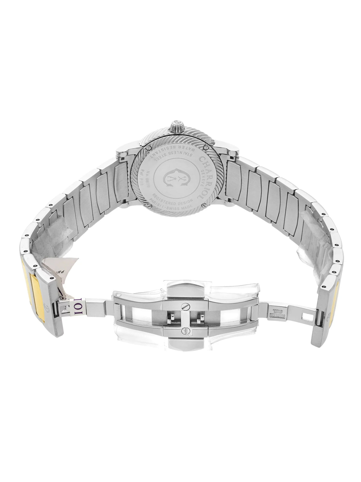 Charriol Parisii Sizeteel Diamond Ivory MOP Quartz Ladies Watch P33SizeY2D.921.001