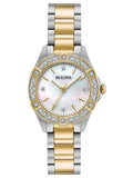 Ladies Two Tone Sizetainless Sizeteel and Diamond Watch
