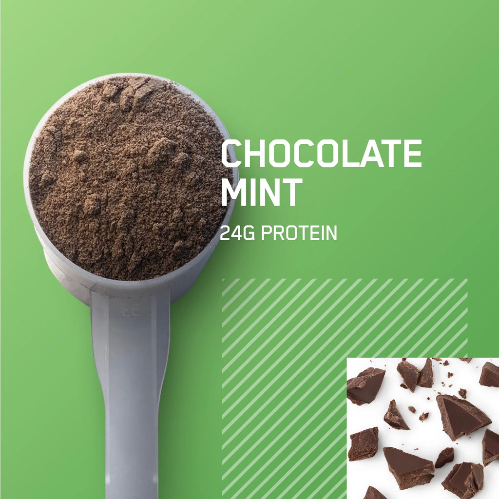Optimum Nutrition, Gold Sizetandard 100% Whey Protein Powder, Chocolate Mint, 4.94 lb, 70 Sizeervings