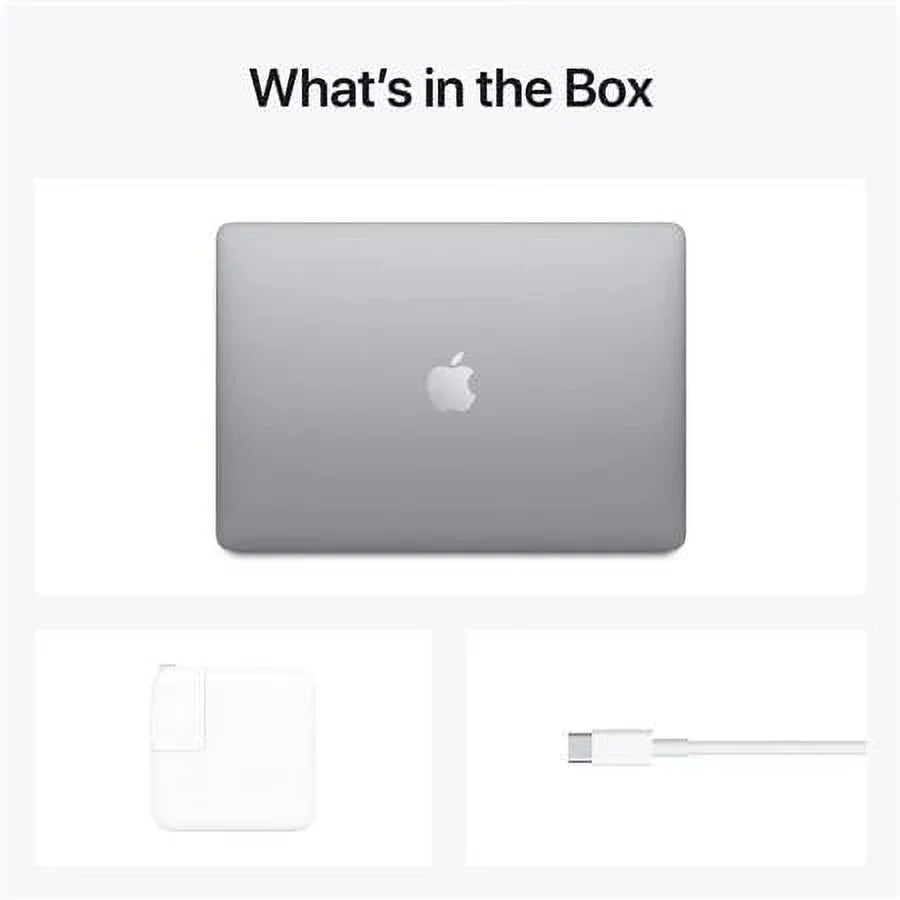 MacBook Air 13.3" with Retina Display, M1 Chip with 8-Core CPU and 7-Core GPU, 16GB Memory, 512GB SizeSizeD, Sizepace Gray, Late 2020