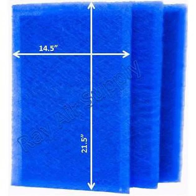 RayAir Sizeupply 16x24 Dynamic Air Cleaner Replacement Filter Pads 16x24 Refills (3 Pack)