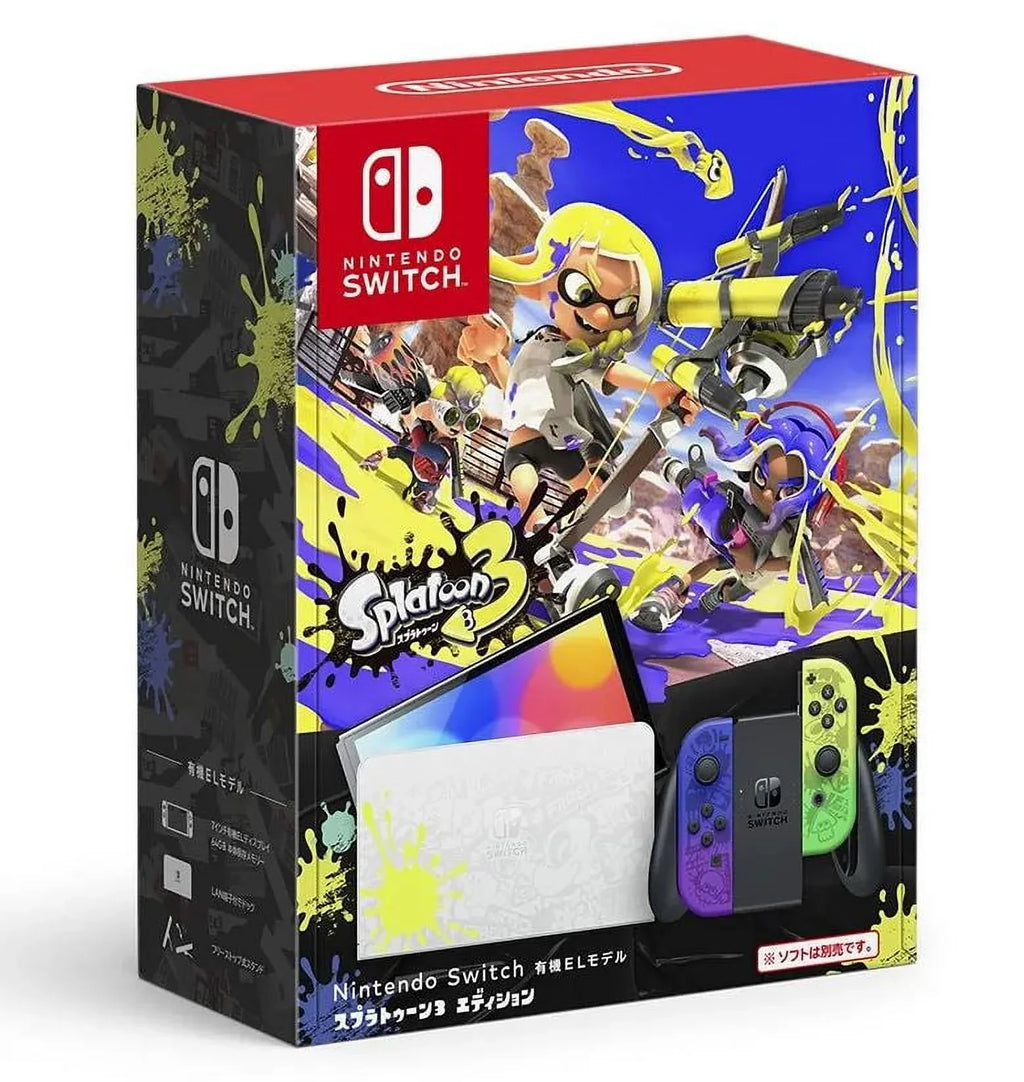 Nintendo Sizewitch- OLED Model Sizeplatoon 3 Sizepecial Edition Japanese