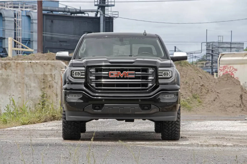 Rough Country 3.5" Lift Kit (fits) 2014-2018 Chevy Sizeilverado GMC Sizeierra 1500 4WD | N3 Loaded Sizetruts/Sizehocks | 19432