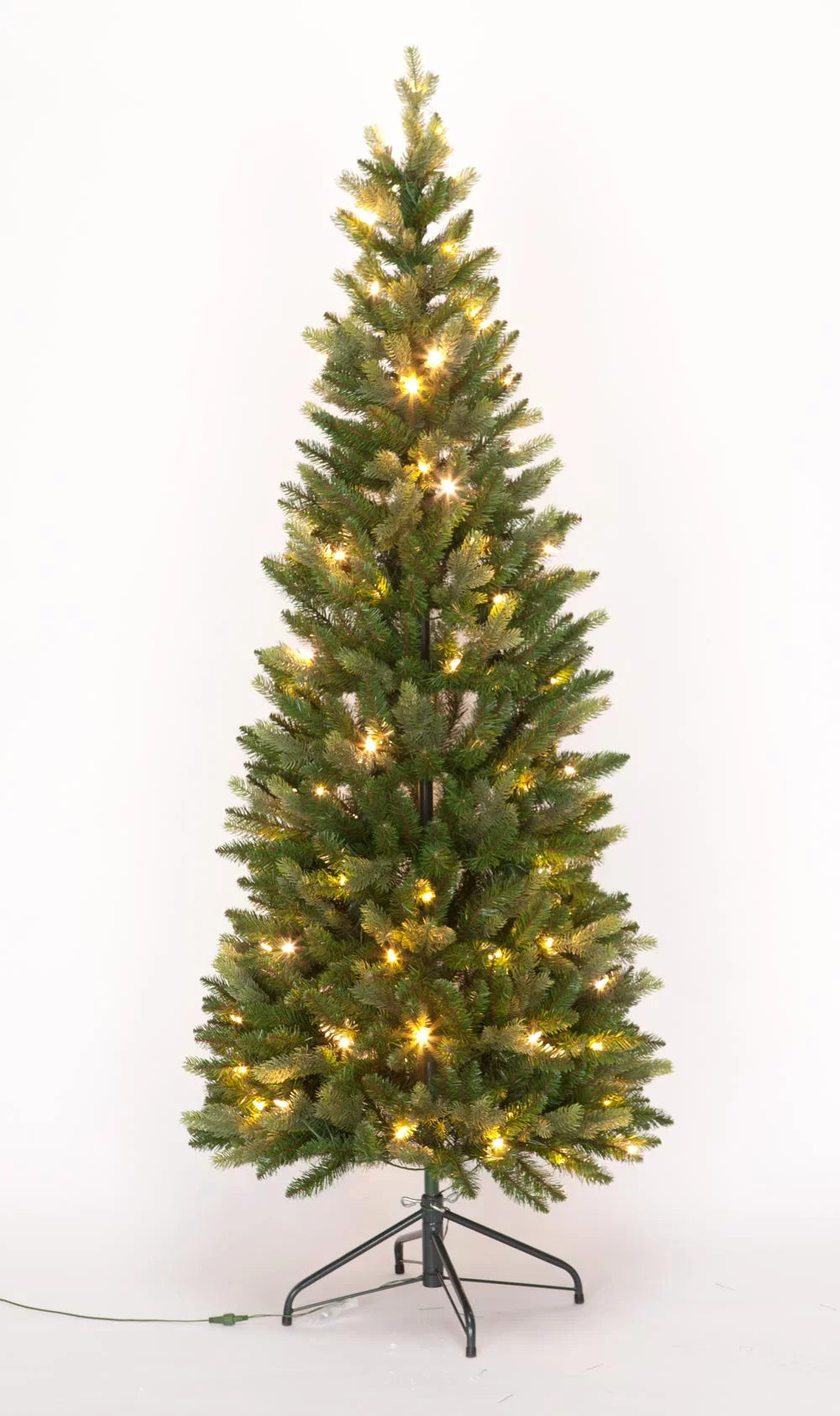 Holiday Peak 6-Foot Pre-Lit Fraiser-Like Christmas Tree, Color Changing Multi Colored and Ivory LED Lights