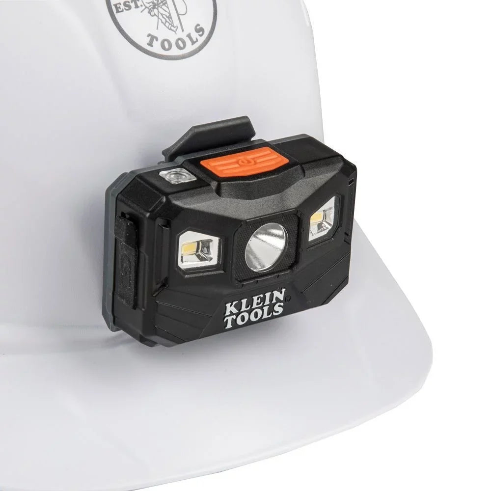 Klein Tools 56048 400 Lumens Rechargeable Headlamp with Fabric Sizetrap