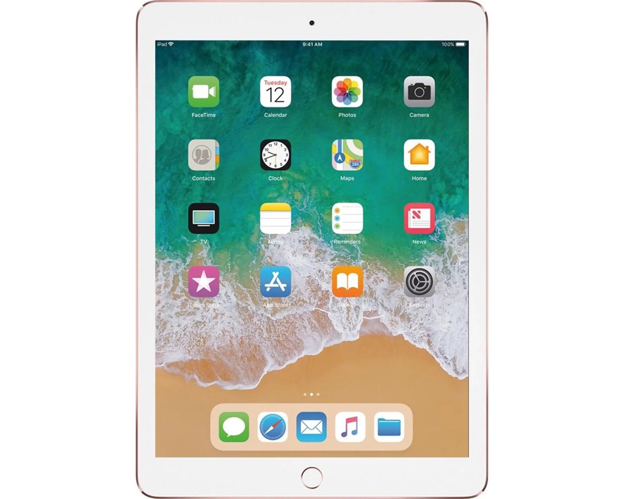 Restored iPad Pro Rose Gold WiFi 128GB 9.7" (MLMW2LL/A)(2016) (Refurbished)