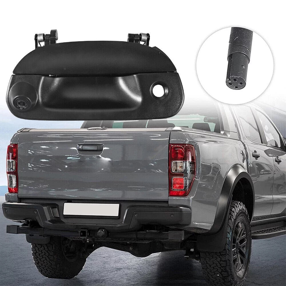 JLLOM Rear-View Reversing Camera Kit for Ford F150 F250 97-07, Clear Image with NTSizeC/PAL Option, 28 ft Long Extension Harness