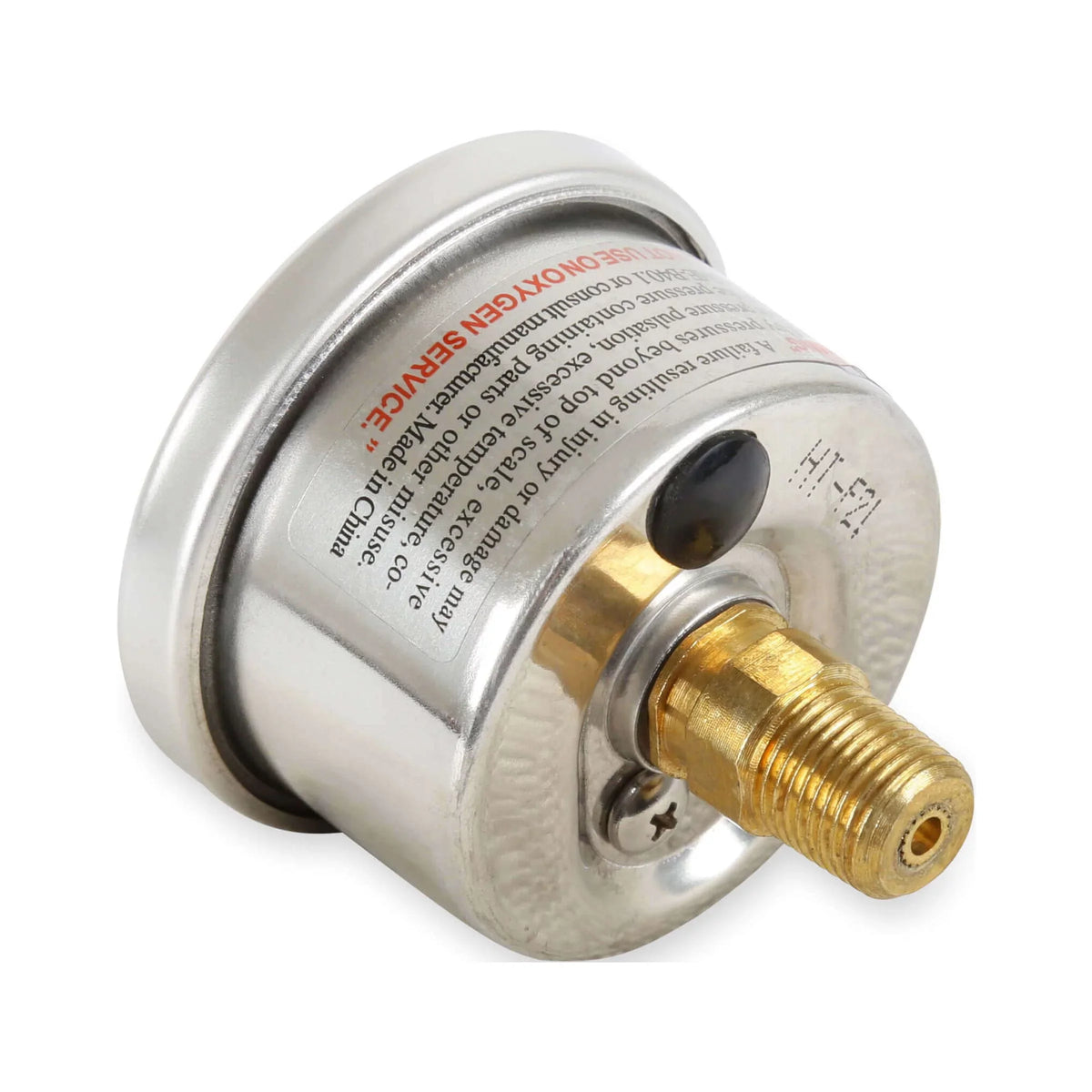 Holley EFI 26-507 Fuel Pressure Gauge - 0-100psi - 1.5 inch - Glycerin Filled
