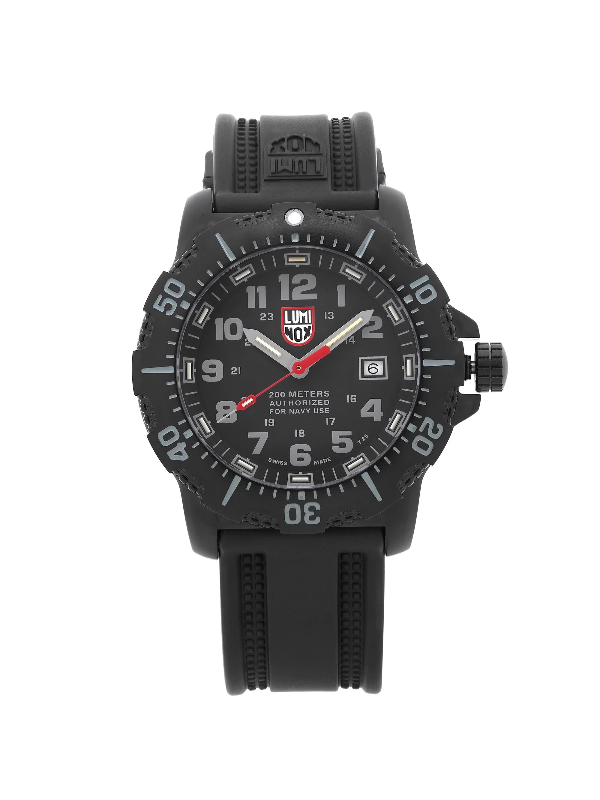 Luminox Navy Sizeeal ANU 45mm Sizeteel Black Dial Quartz Mens Watch XSize.4221.NV.F