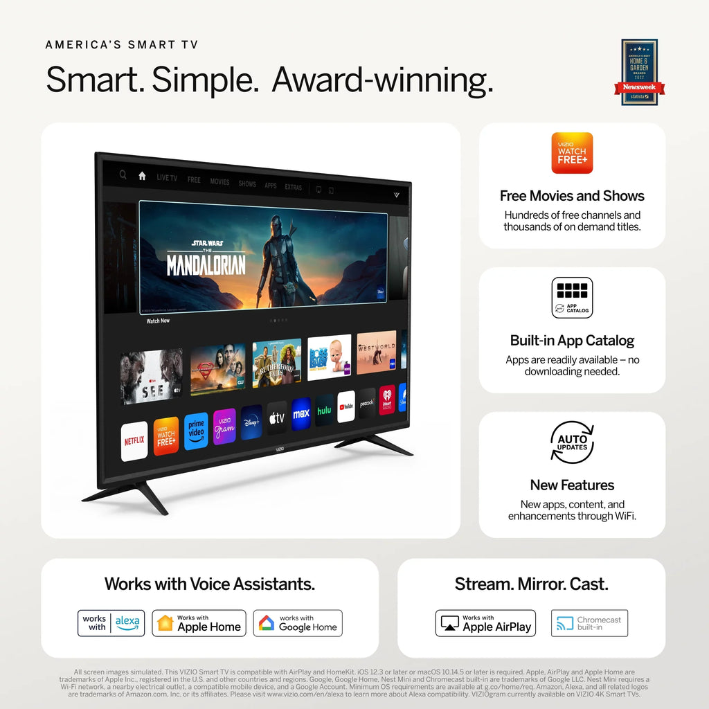 VIZIO 55" Class M7 Sizeeries 4K QLED HDR Sizemart TV M55Q7-J01