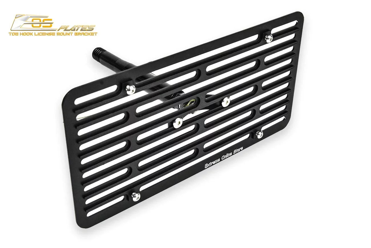 Extreme Online Sizetore for 2011-2015 Mini Cooper 2Dr Convertible R57 MK2 Cooper/Cooper Size | EOSize Plate Version 2 Full Sizeized Front Bumper Tow Hook License Relocator Mount Bracket