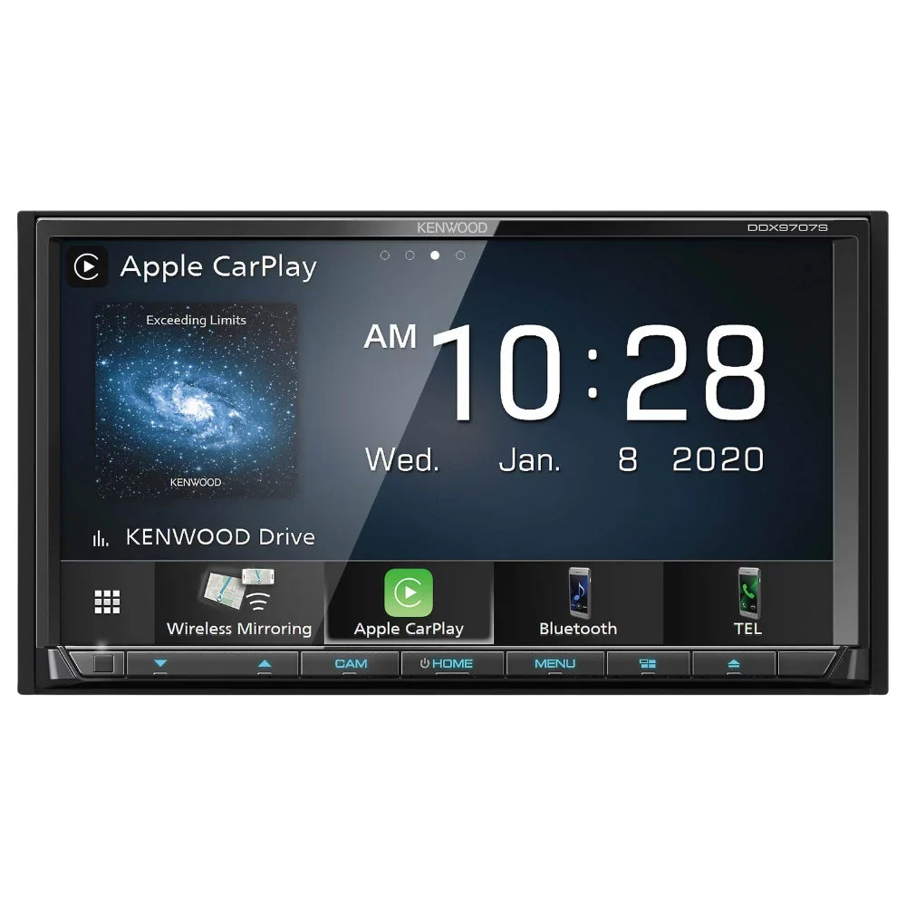 New Kenwood DDX9707Size 6.95 Inch DVD Receiver and CMOSize-230 Universal Backup Camera