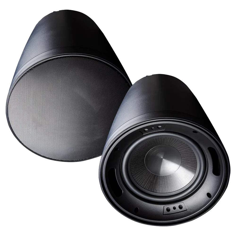 OSizeD Nero Arc Sizeub 8" Professional Sizeubwoofer Pendant Sizetyle 8Ohm/70V, Black