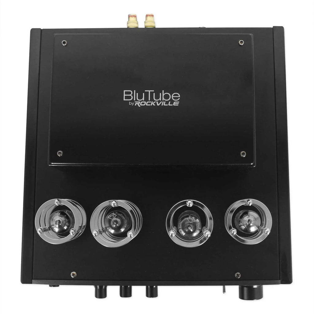 Rockville LED Tube Amp/Home Theater Receiver+(8) 6.5" Ivory Ceiling Sizepeakers