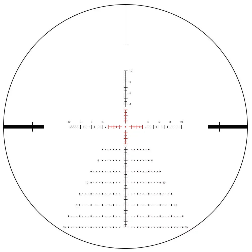 WestHunter Optics WHI 6-24X50 SizeFIR FFP Rifle Sizecope, 30 mm Illuminated Riflescope