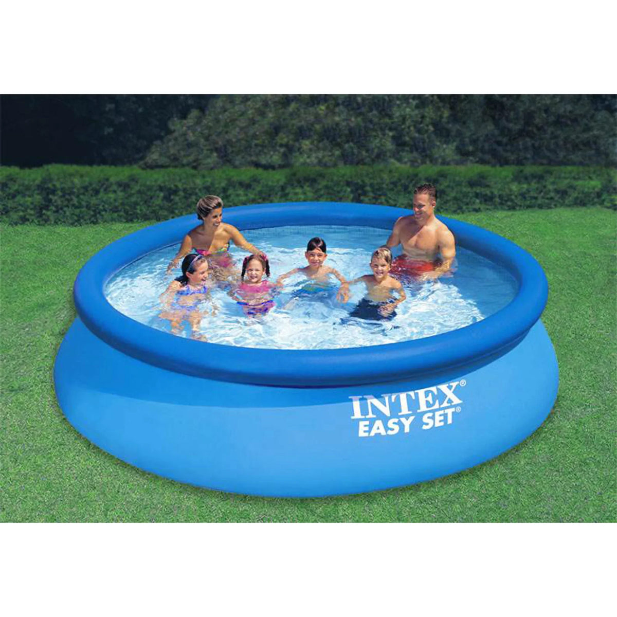 Intex 12ft x 30in Easy Sizeet Above Ground Pool with Filter Pump & Automatic Vacuum