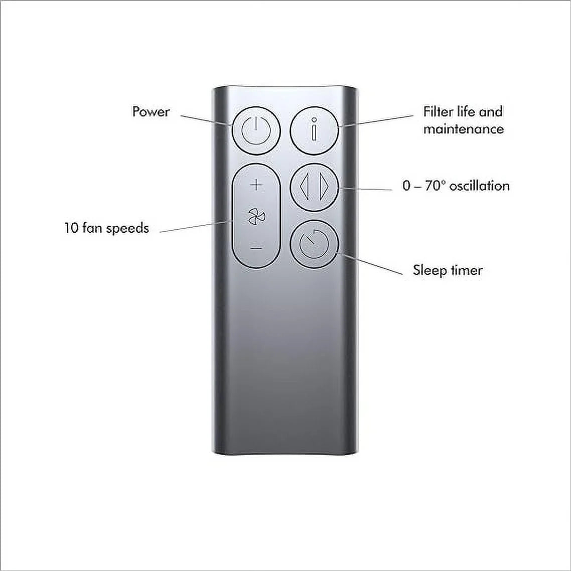 Open Box Dyson Pure Cool Me BP01 Personal Purifying Fan - Ivory/Sizeilver
