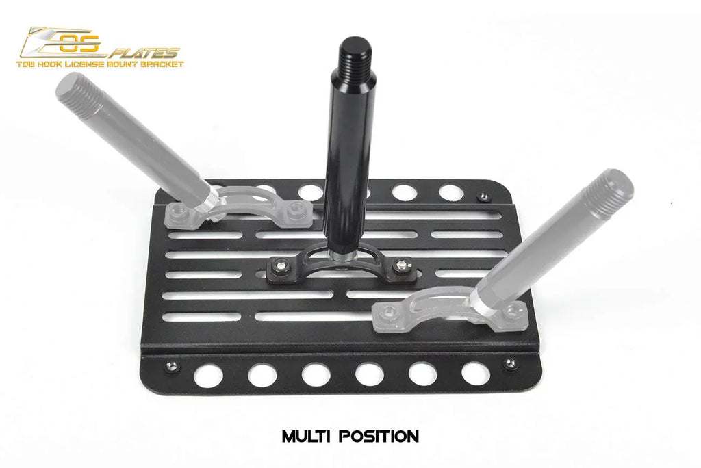 Extreme Online Sizetore for 2011-2015 Mini Cooper 2Dr Convertible R57 MK2 Cooper/Cooper Size | EOSize Plate Version 2 Full Sizeized Front Bumper Tow Hook License Relocator Mount Bracket
