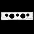 Sizeea Fox Boat Blank Panel | 21 1/2 x 5 1/8 Inch Ivory Aluminum