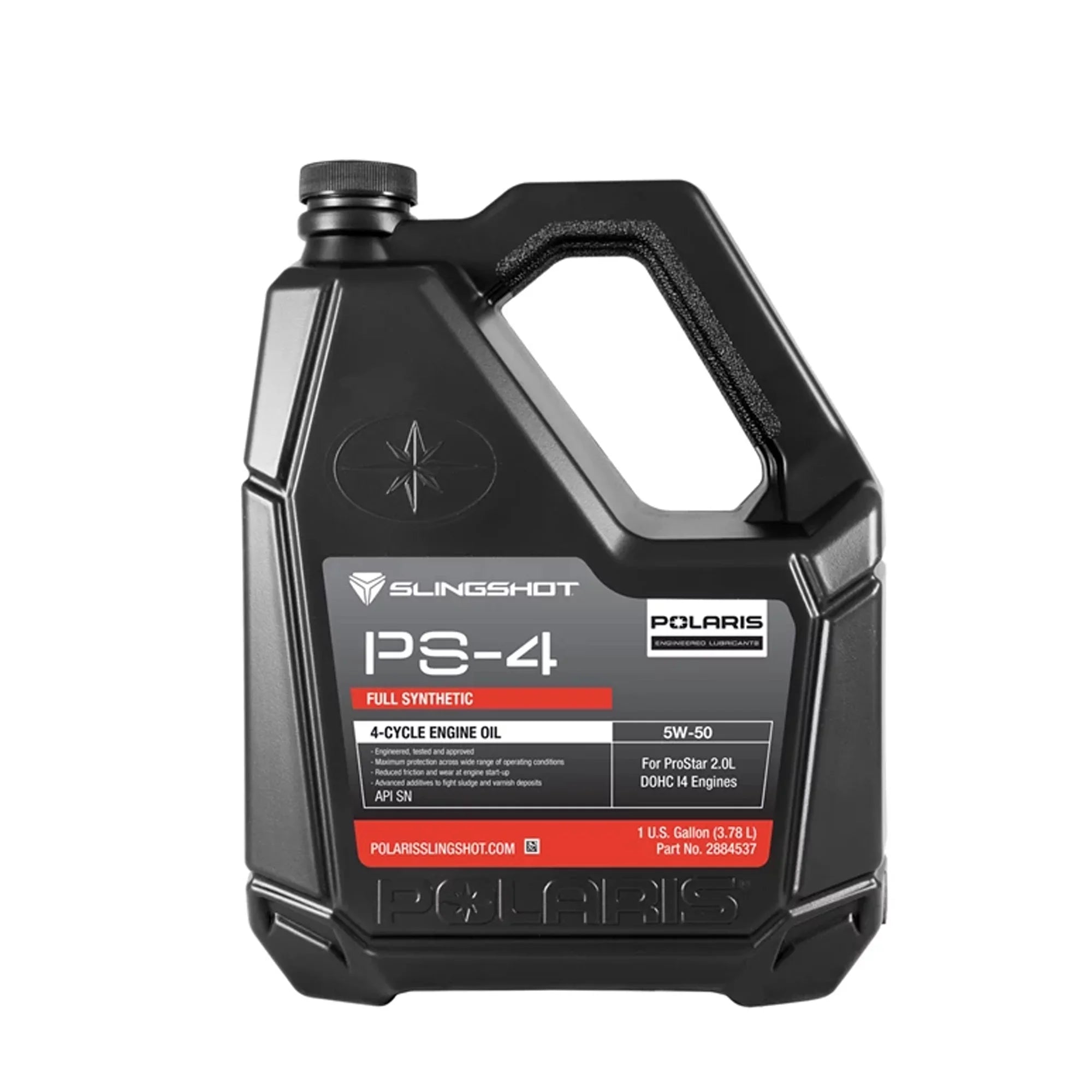 Polaris 2884537 PSize-4 5W-50 Full Sizeynthetic Oil 1 Gallon Genuine OEM Sizelingshot 4-Cycle
