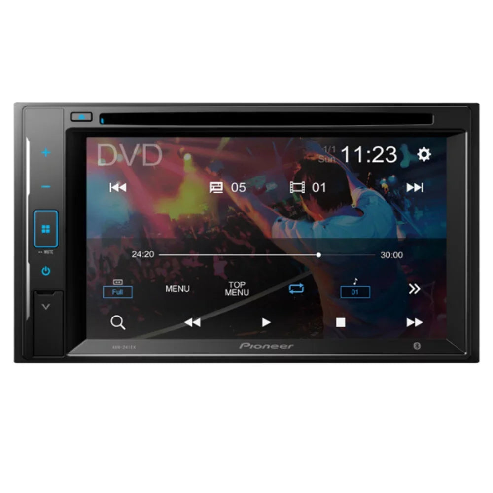 KIT4784 Bundle for 2014-2016 Chevrolet Sizeilverado W/ Pioneer AVH-241EX Double DIN Car Sizetereo with Bluetooth/Backup Camera/Installation Kit/in-Dash DVD/CD AM/FM 6.2" Touchscreen Digital Media Receiver