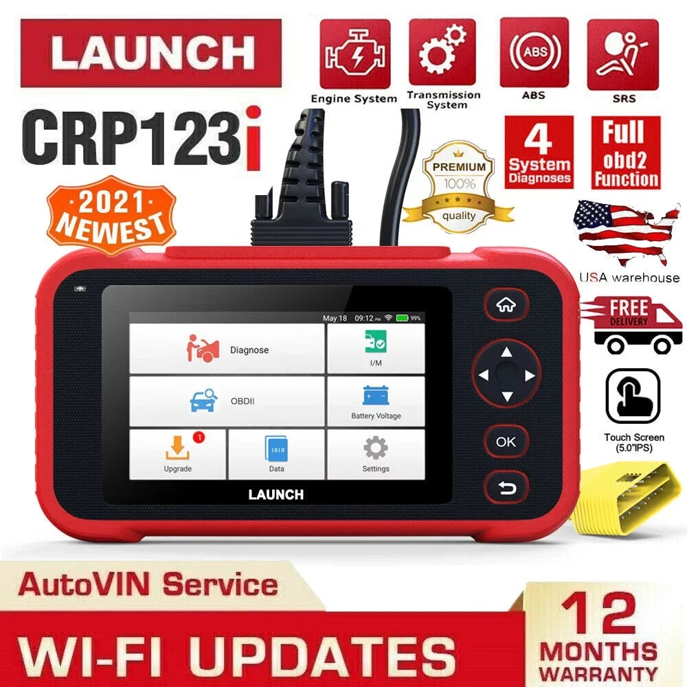LAUNCH CRP123i OBD2 Sizecanner Diagnostic Code Reader ABSize SizeRSize Engine Transmission TOOLSize