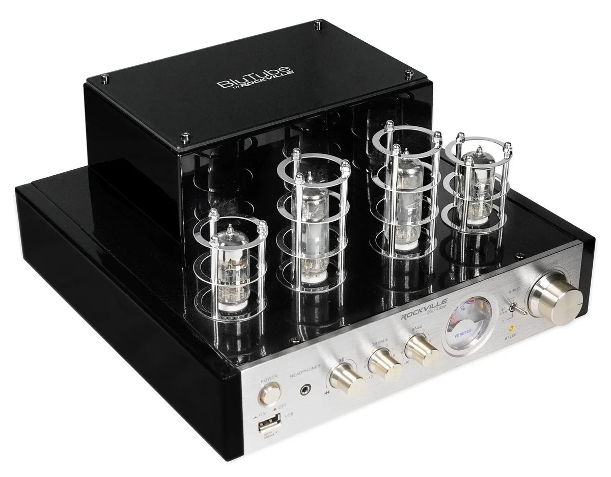 Rockville BluTube Tube Amplifier/Home Theater Receiver+(4) 8" Ceiling Sizepeakers