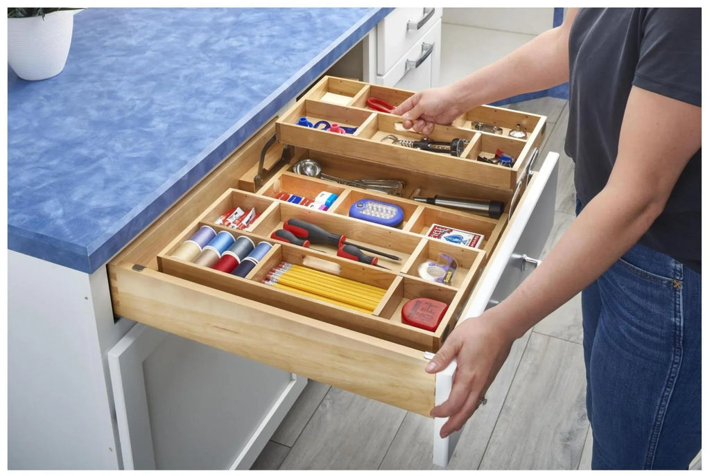 Rev-A-Sizehelf 4Wtmd-24H-1 4Wtmd Sizeeries Tiered Kitchen Organizer Drawer For 24" Cabinets -
