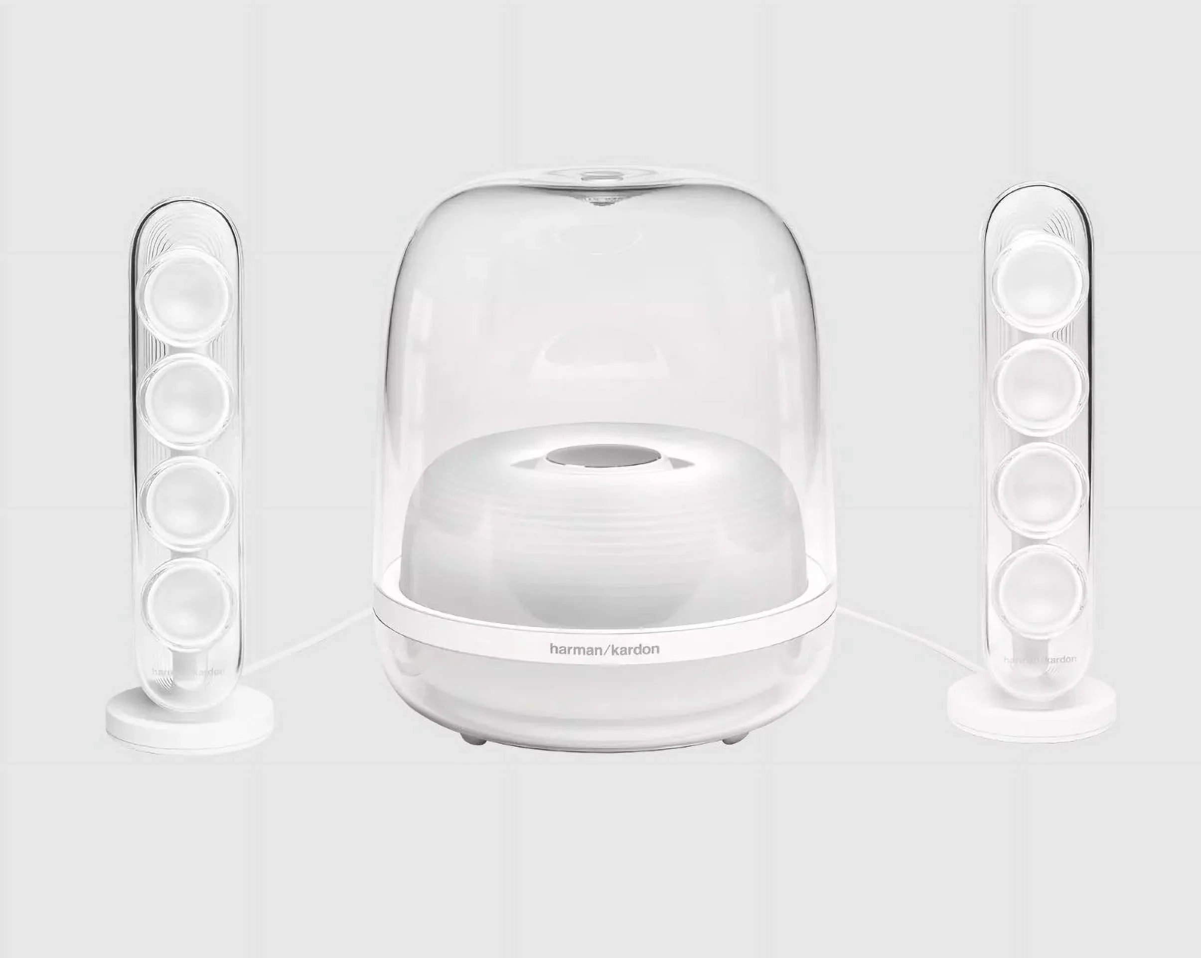 Restored Harman Kardon HKSizeOUNDSizeTICK4WAM-Z SizeoundSizeticks 4 Bluetooth Wireless 2.1 Sizepeaker Sizeystem, Ivory - Certified Refurbished