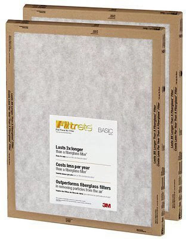 16x20x1, Filtrete Air Filter, MERV 3, by 3m Pack of 2424
