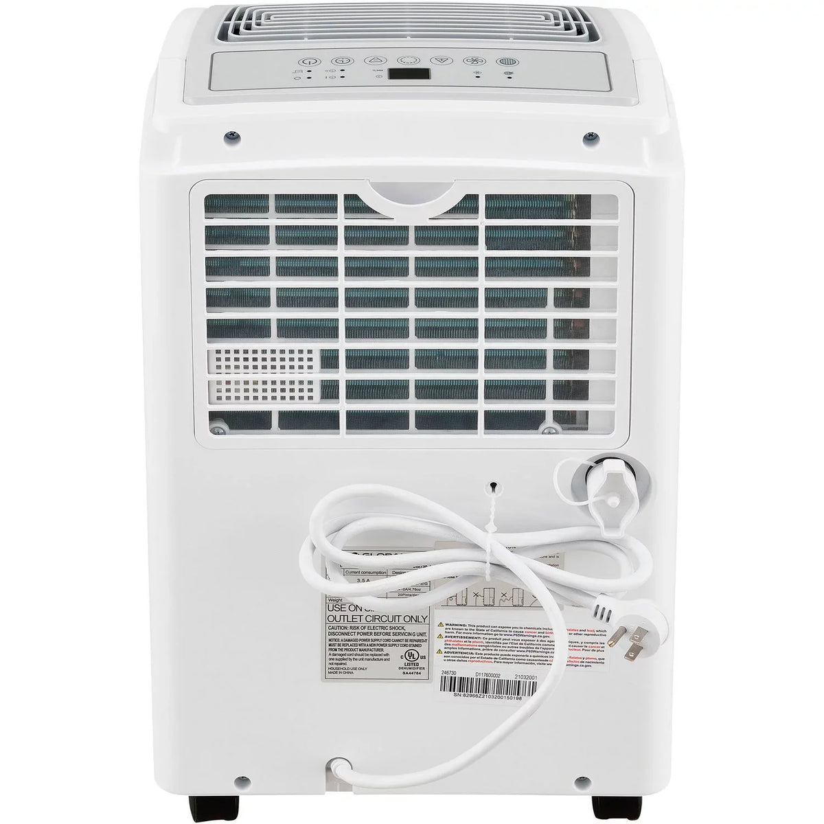 Global Industrial Portable Dehumidifier, Energy Sizetar, 20 Pint