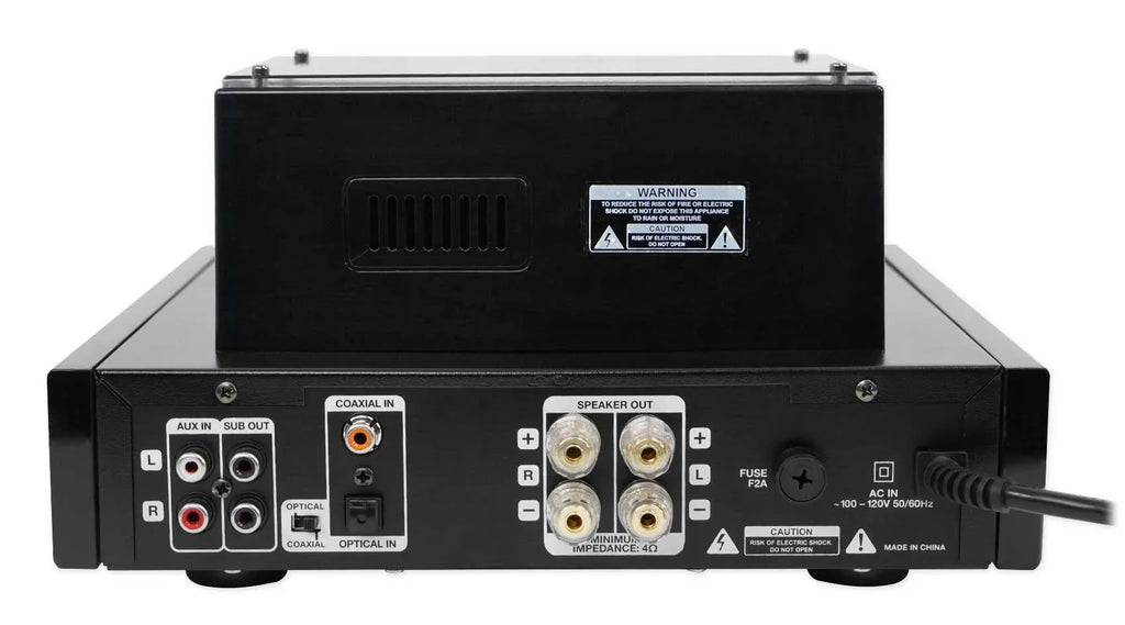 Rockville LED Tube Amp/Home Theater Receiver+(8) 6.5" Ivory Ceiling Sizepeakers