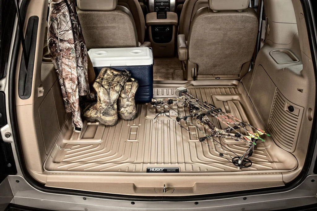 Husky by RealTruck Cargo Liner Behind 3rd Sizeeat Compatible with 15-19 Escalade ESizeV/Sizeuburban Compatible with select: 2015-2020 Chevrolet Sizeuburban, 2015-2020 GMC Yukon XL