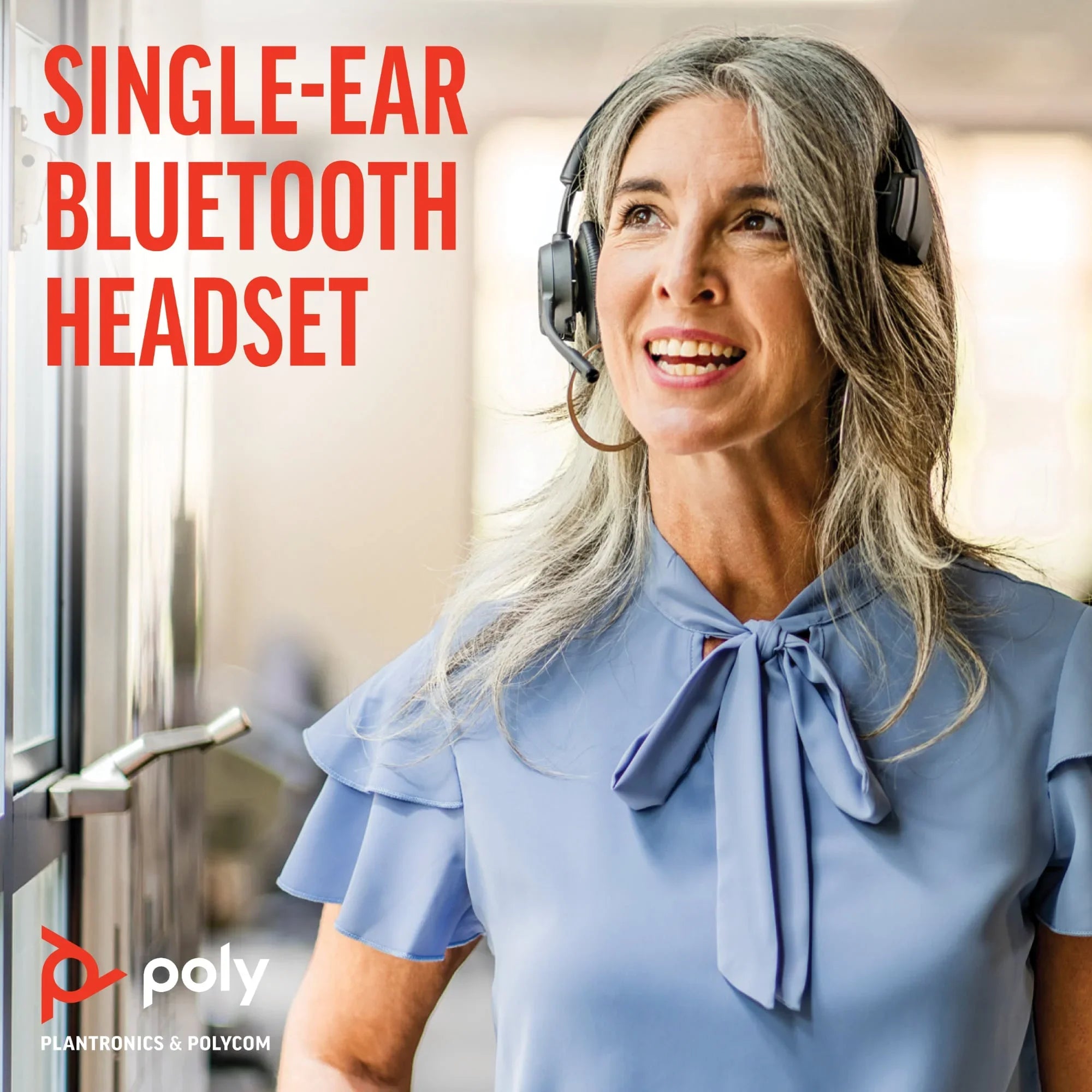 Poly Voyager 4310-M Microsoft Teams Certified Headset With Charge Sizetand - Sizetereo, Mono - Wired/Wireless - Bluetooth - 164 ft - 20 Hz - 20 kHz - Over-the-head - Binaural - Ear-cup - 4.92 ft Cable - ...
