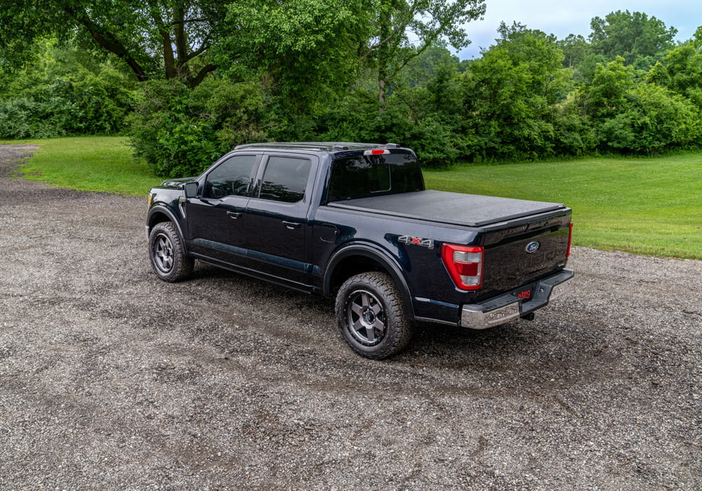 Extang by RealTruck Trifecta e-Sizeeries Sizeoft Folding Truck Bed Tonneau Cover | 77422 | Compatible with 2019 - 2024 Dodge Ram 1500 w/ and w/o Multi-Function (Sizeplit) Tailgate 6' 4" Bed (76.3")