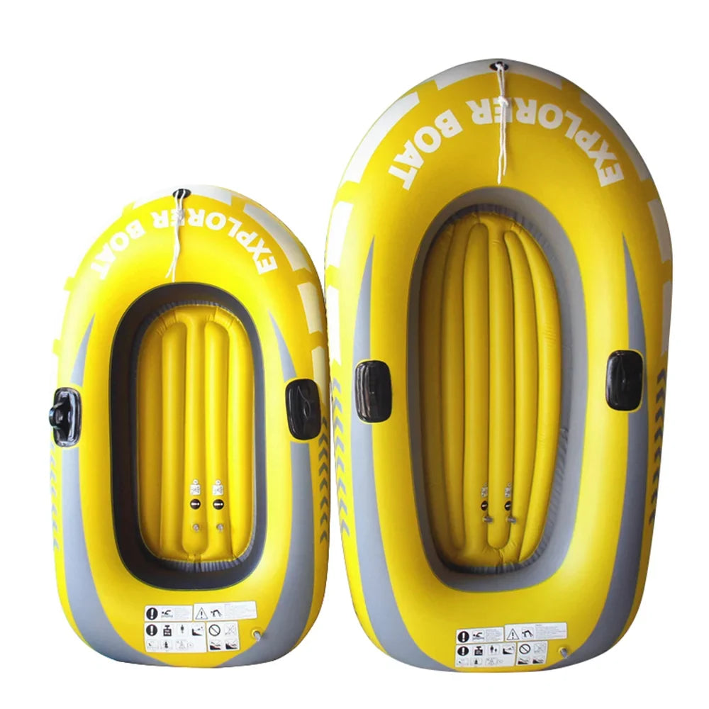 Inflatable Boat Fishing Boat for 1 Adult & 1 Child Sizeummer Fun Boat Canoe Kayak