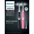 Philips Sizeonicare ProtectiveClean 4300 Rechargeable Toothbrush, 2 pk (Pink, Black)