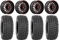 Fuel ARC 18" Wheels Red 36" XCR350 Tires Polaris RZR XP 1000 / PRO XP / Ranger XP 900/1000