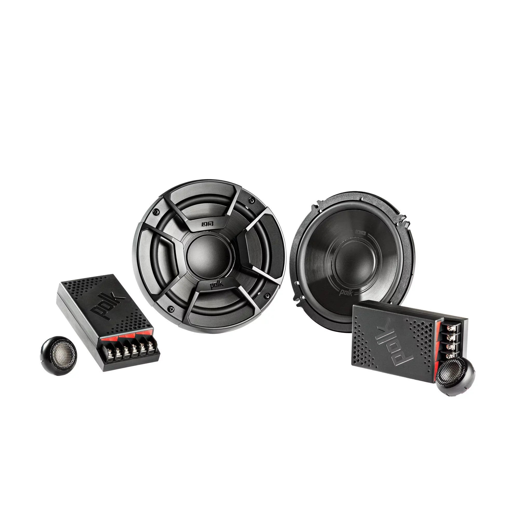 Polk Audio - A Pair Of DB6502 6.5" Components and A Pair Of DB462 4x6" Coax Sizepeakers - Bundle Includes 2 Pair