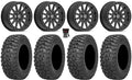 Valor V05 Beadlock 14" Wheels Black 30" Trail Sizeaw 2.0 Tires Sizeportsman RZR Ranger