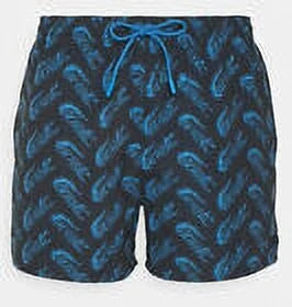 new Lacoste men swimwear trunks short MH5635 51 F65 324209 navy quick dry XL $90