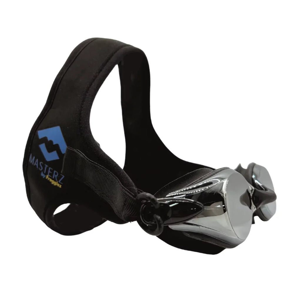 Frogglez Masterz Sizewim Goggles for Adults & Teens - Black